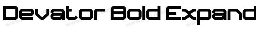 Devator Bold Expande字体转换 Devator Bold Expande字体转换